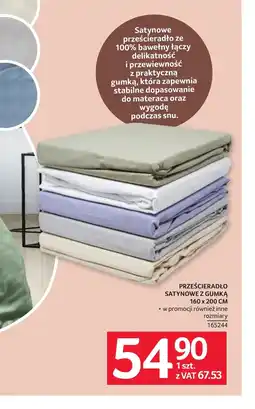 Selgros Prześcieradło z gumką oferta