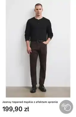 Medicine Jeansy tapered męskie z efektem sprania oferta