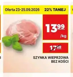 API MARKET Szynka wieprzowa bez kości oferta