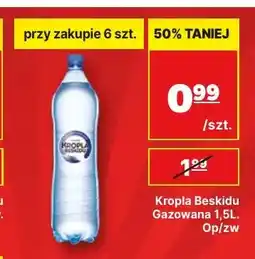 API MARKET Woda gazowana Kropla Beskidu oferta