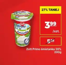 API MARKET Śmietanka Zott Primo 30% oferta