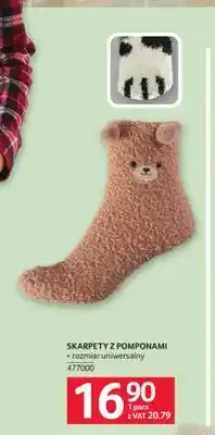 Selgros Skarpety z pomponami oferta