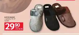 Selgros Kapcie męskie oferta