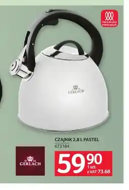 Selgros Czajnik 2,8 l Pastel Gerlach oferta