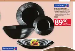 Selgros Komplet obiadowy 19 części Harena Black Luminarc oferta