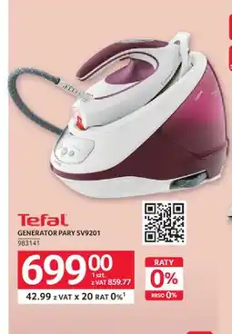 Selgros Generator pary SV9201 Tefal oferta