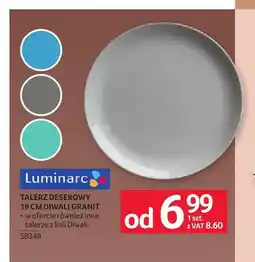 Selgros Talerz deserowy 19 cm Diwali Granit Luminarc oferta