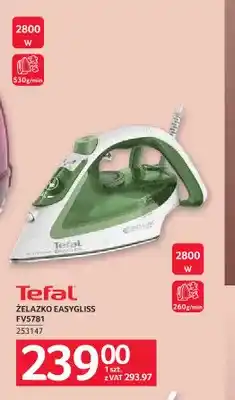 Selgros Żelazko Easygliss FV5781 Tefal oferta