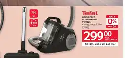 Selgros Odkurzacz bezworkowy TW2925 Tefal oferta