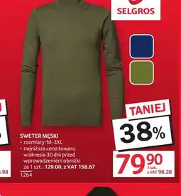 Selgros Sweter męski oferta