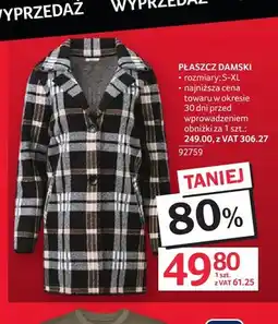 Selgros Płaszcz damski oferta