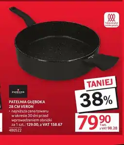 Selgros Patelnia głęboka 28 cm Veron Zwieger oferta