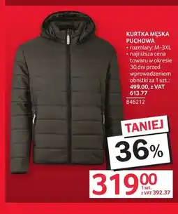 Selgros Kurtka męska puchowa oferta