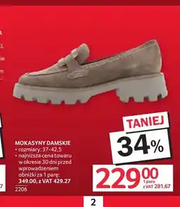 Selgros Mokasyne damskie oferta