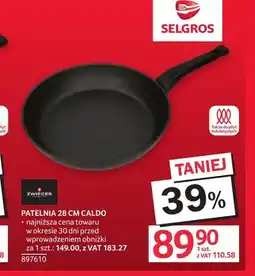 Selgros Patelnia 28 cm Caldo Zwieger oferta