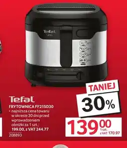 Selgros Frytownica FF215D30 Tefal oferta