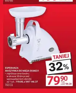 Selgros Maszynka do mięsa EKM031 Esperanza oferta