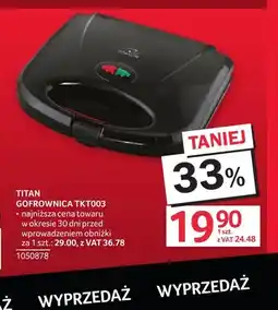 Selgros Gofrownica TKT003 Titan oferta