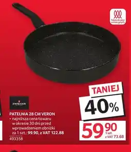 Selgros Patelnia 28 cm Veron Zwieger oferta