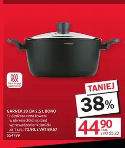 Selgros Garnek 20 cm 2,5 l Bono oferta