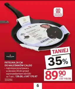 Selgros Patelnia 26 cm do naleśników Caldo Zwieger oferta