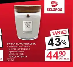 Selgros Świeca zapachowa Nature's Wick oferta
