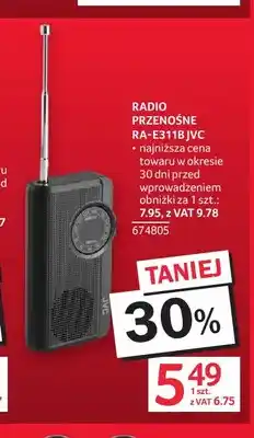 Selgros Radio przenośne RA-E311B Jvc oferta