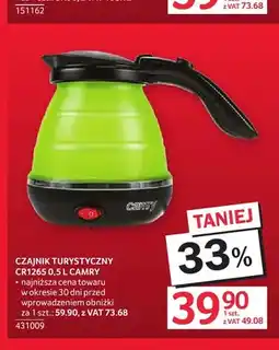 Selgros Czajnik turystyczny CR1265 0,5 l Camry oferta