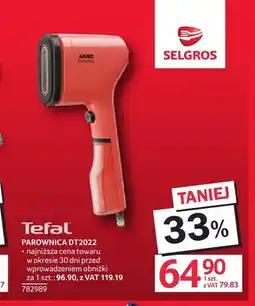 Selgros Parownica DT2022 Tefal oferta