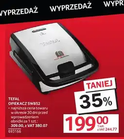 Selgros Opiekacz SW852 Tefal oferta