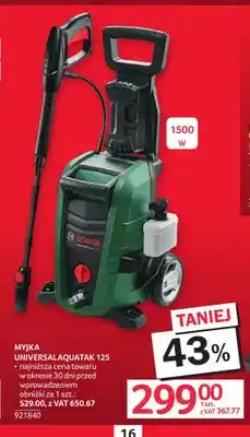 Selgros Myjka UniversalAquatak 125 Bosch oferta