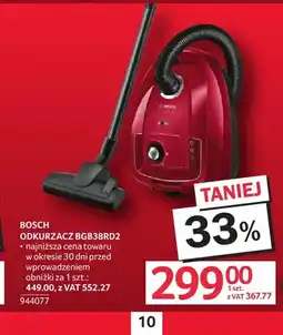 Selgros Odkurzacz BGB38RD2 Bosch oferta