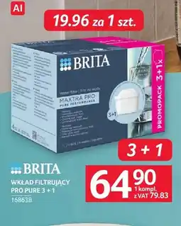 Selgros Wkład filtrujący Pro Pure 3+1 Brita oferta