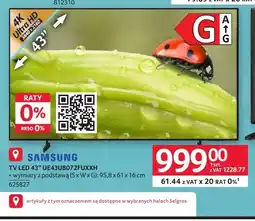 Selgros Telewizor LED 43'' UE43U8072FUXXH Samsung oferta
