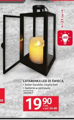 Selgros Latarenka LED ze świecą oferta