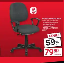 Selgros Krzesło biurowe Basic oferta