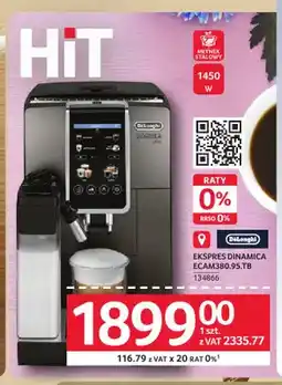 Selgros Ekspres Dinamica ECAM380,95.TB DeLonghi oferta