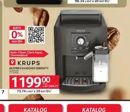 Selgros Ekspres EA402HE0 Serenity Krups oferta