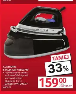 Selgros Stacja pary DBS3749 Clatronic oferta