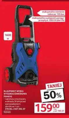 Selgros Myjka wysokociśnieniowa PW4010 Blaupunkt oferta