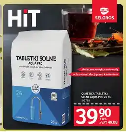 Selgros Tabletki solne Aqua Pro Qemetica oferta