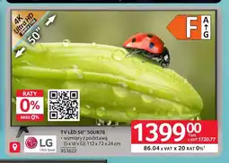 Selgros Telewizor LED 50'' 50UR78 Lg oferta