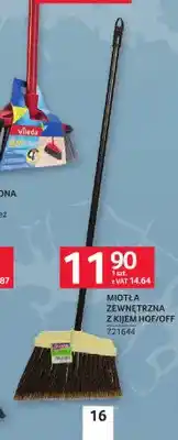 Selgros Miotła zewnętrzna z kijem Hof/Off oferta