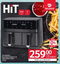 Selgros Frytownica beztłuszczowa PC-FR 1295 H Profi Cook oferta
