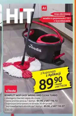 Selgros Komplet mop Easy Wring and Clean Turbo Vileda oferta