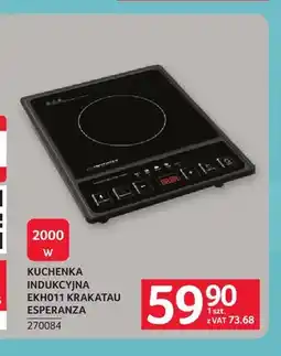 Selgros Kuchenka indukcyjna EKH011 Krakatau Esperanza oferta