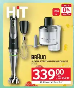 Selgros Blender ręczny MQ9135XI MultiQuick 9 Braun oferta