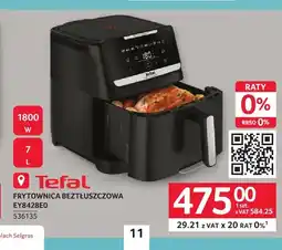 Selgros Frytownica beztłuszczowa EY8428EO Tefal oferta