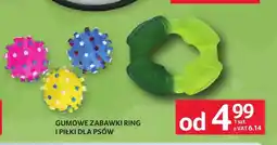 Selgros Gumowe zabawki ring dla psów oferta