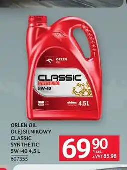 Selgros Olej silnikowy Classic Synthetic 5W-40 Orlen Oil oferta